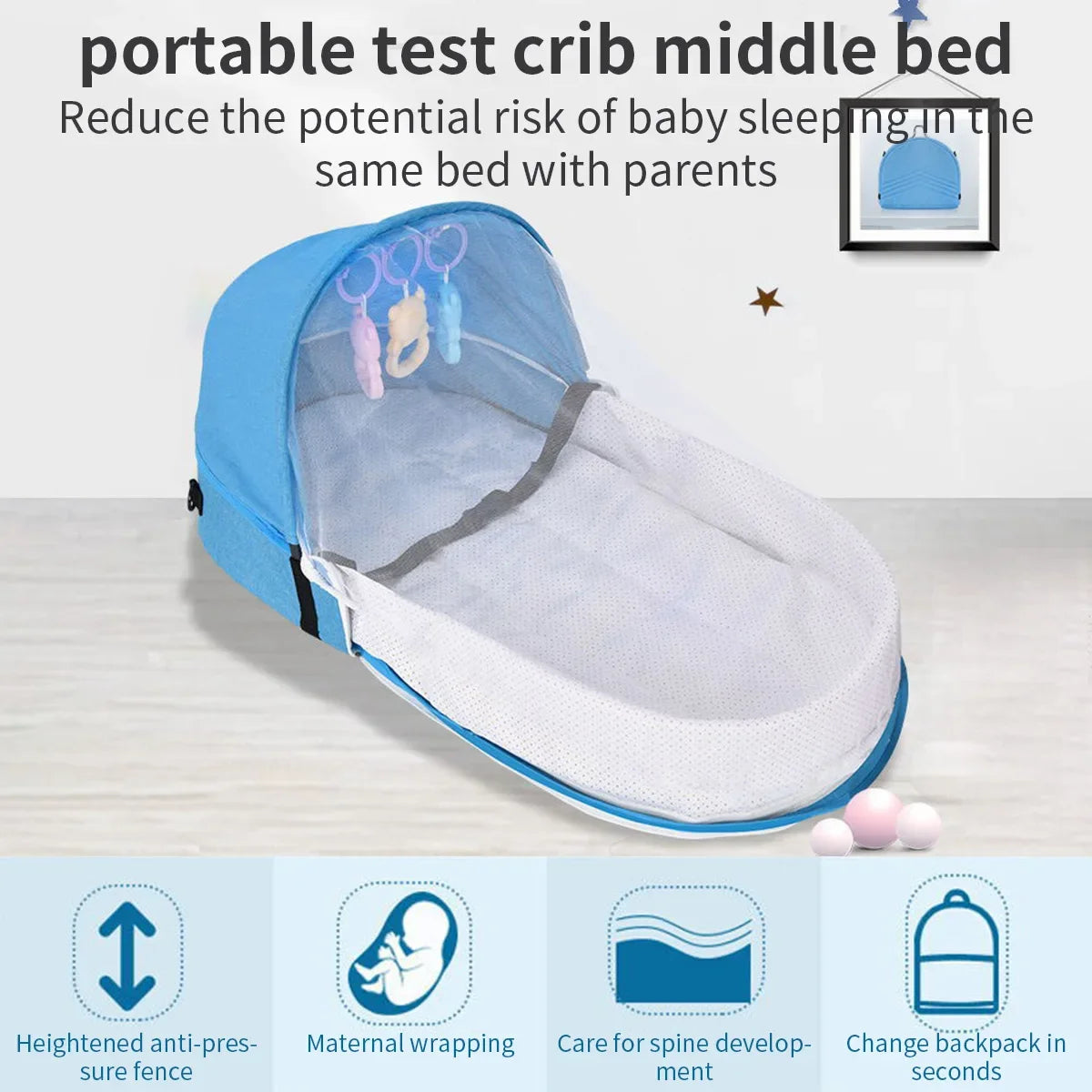 Petit Lit Portable Bébé – Compact et Pratique