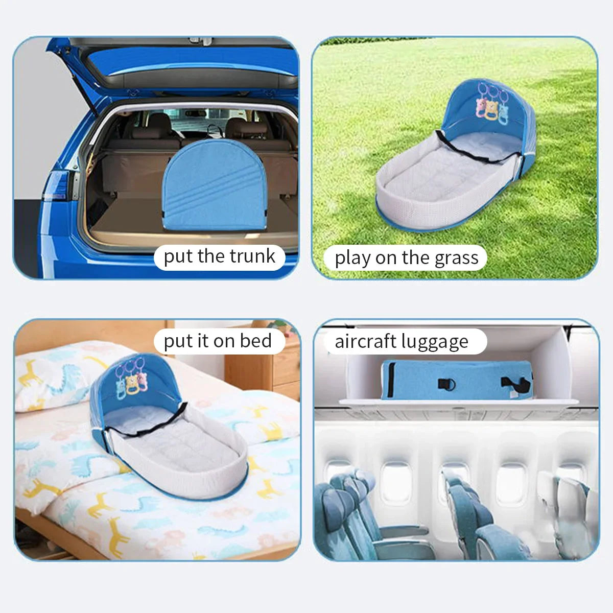 Petit Lit Portable Bébé – Compact et Pratique